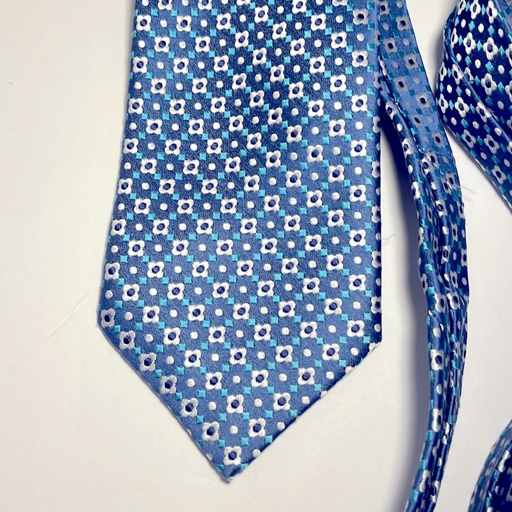 Dolcepunta Blue Silk Neck Tie